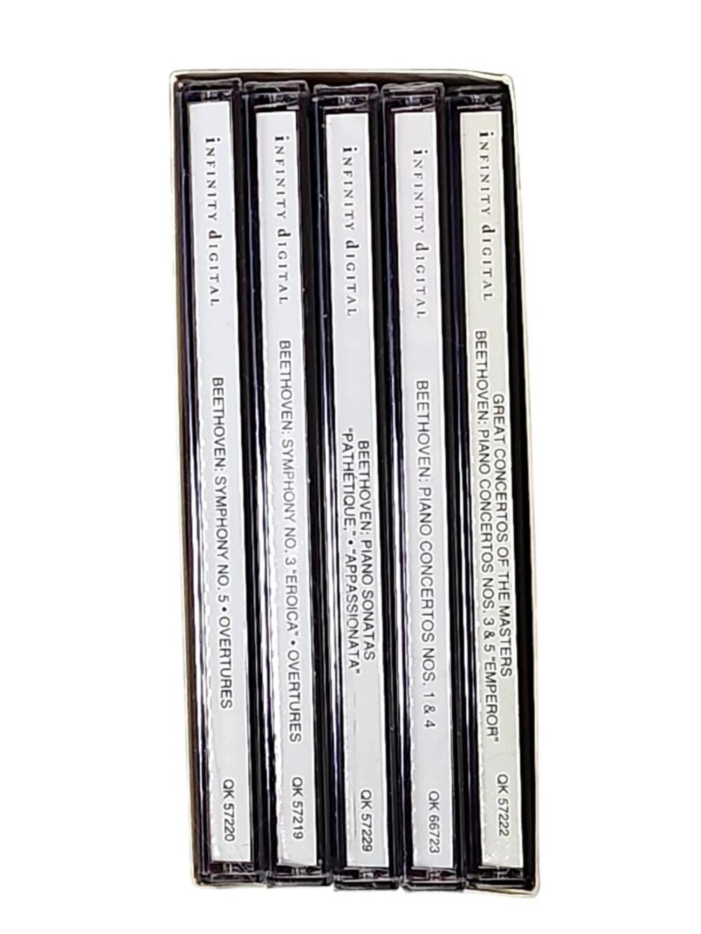 Infinity Digital Best Of Beethoven CD Box Set Sealed 5-Disc Collection New - Picture 3 of 4